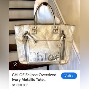 Authentic Chloe tote